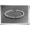 Double Circle & Oval Link Bracelet