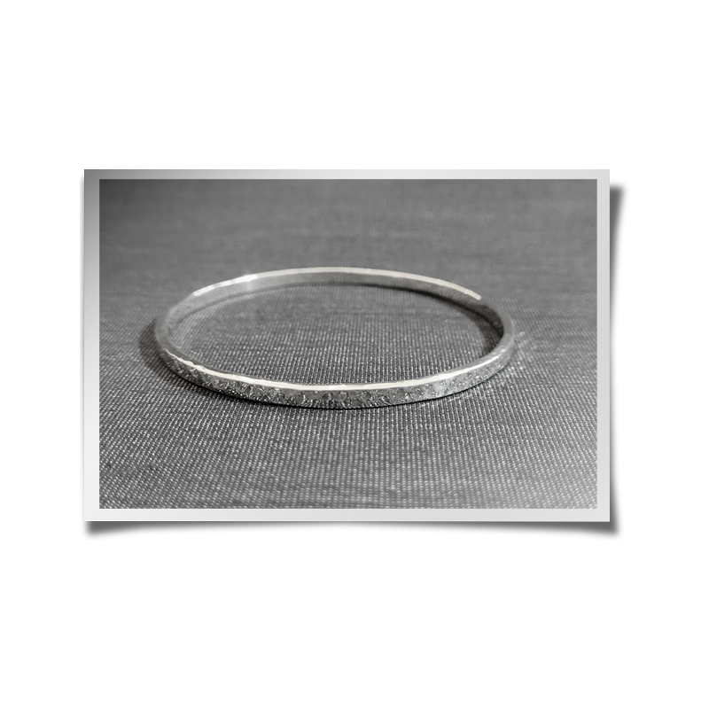 Textured Flat Bangle