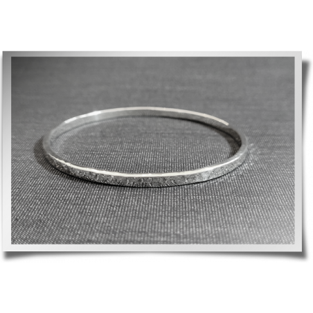 Textured Flat Bangle