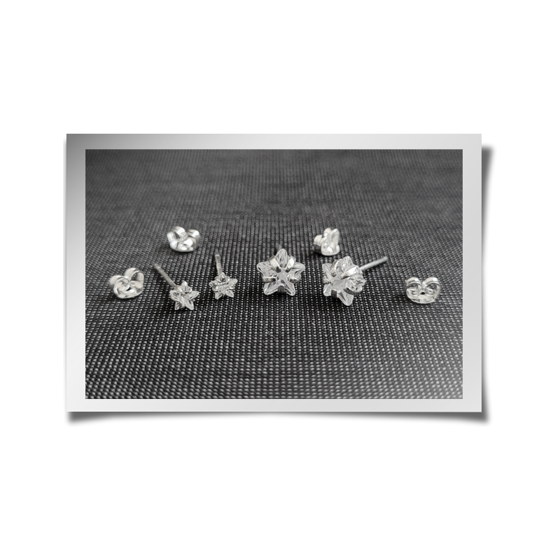 Small Swarovski Star Studs