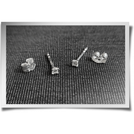 Tiny Zirconia Studs