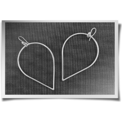 Large Dangly Droplet Earrings