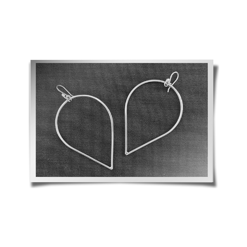 Large Dangly Droplet Earrings