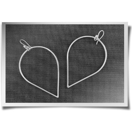 Large Dangly Droplet Earrings