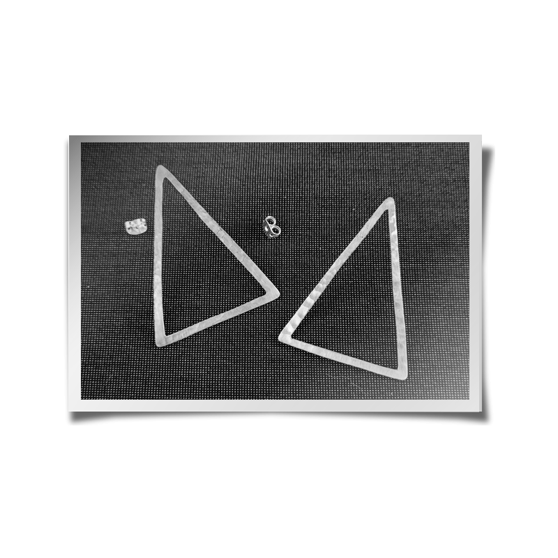 Large Triangle Studs