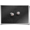Edged Pearly Studs