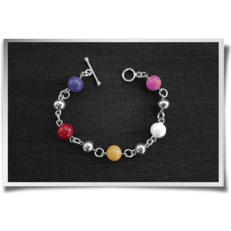 Coloured Ball Bracelet