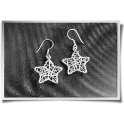 Dangly Wire-wrapped Stars