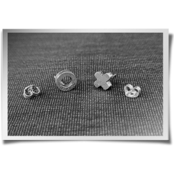 Naughts and Crosses Studs